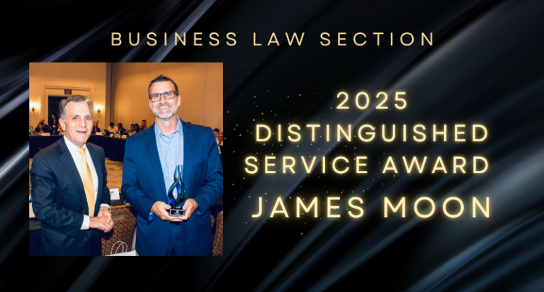 Peter Maskow 2025 BLS Awards - Business Law Section of The Florida Bar